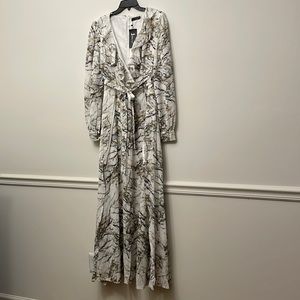 💸2 for $25💸 SHEIN Long Sleeve Dress with Double Thigh Splits (Size XXL) NWT